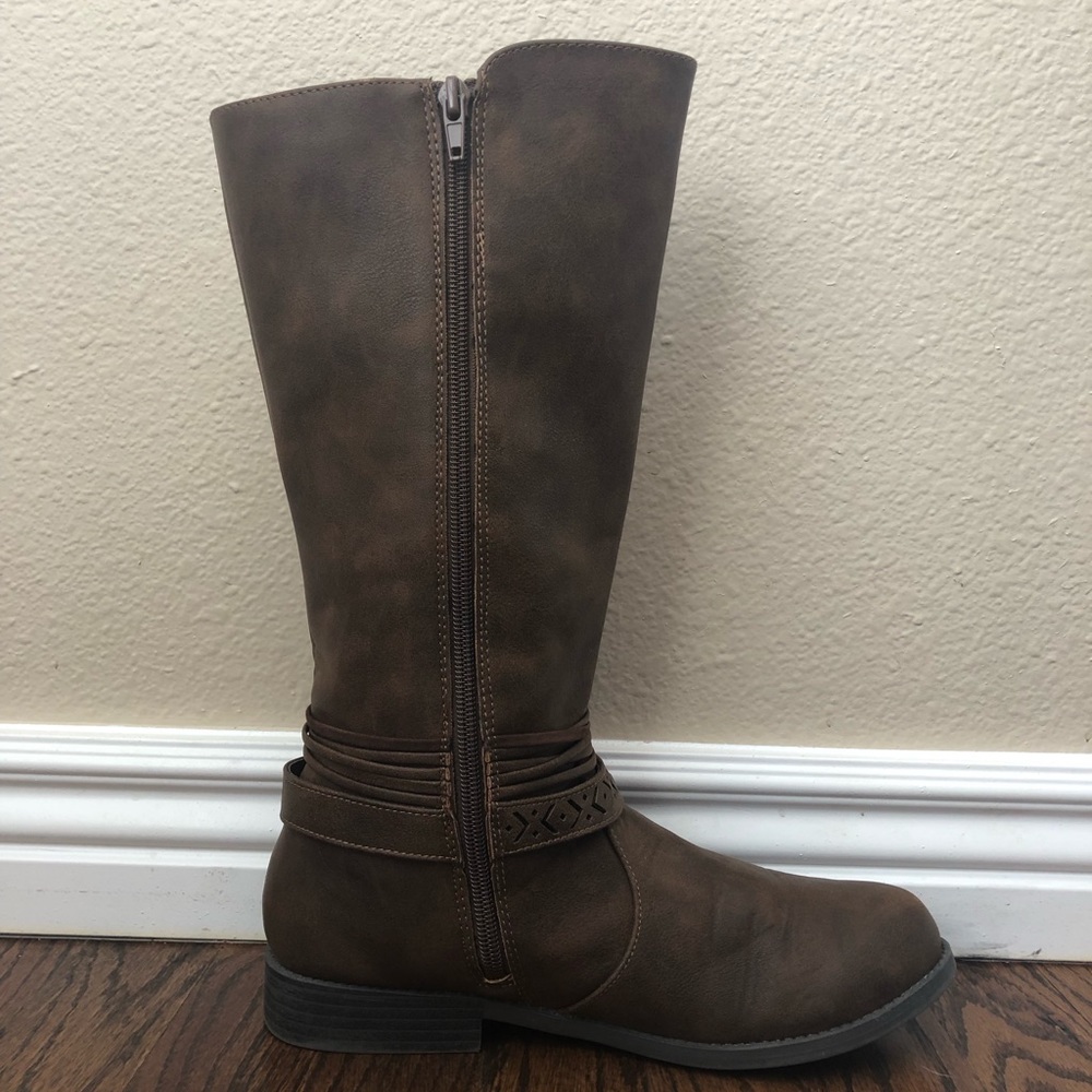 Justice Tall Brown Boots - Picture 3 of 3